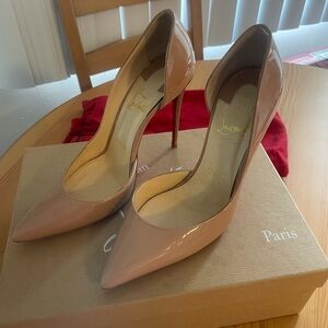 IRIZA 100 Patent Louboutins Size 37